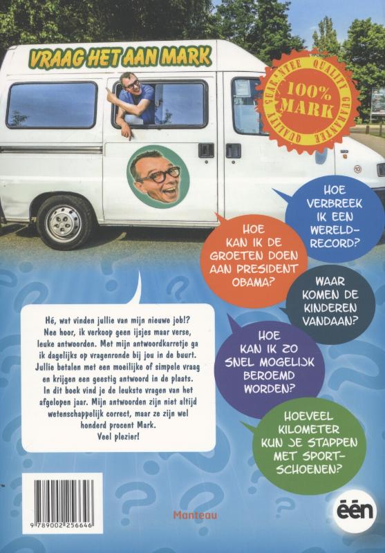 Achterkant van Vraag het aan Mark