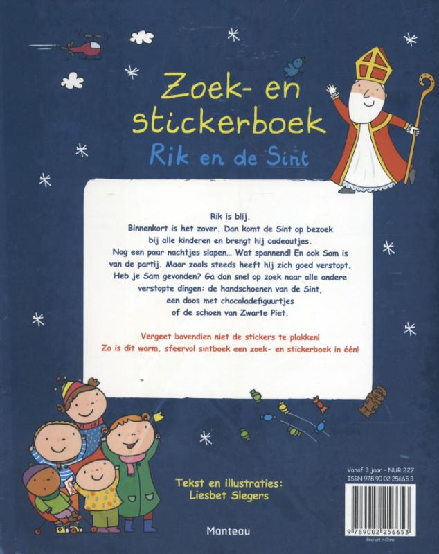Achterkant van Rik en de Sint