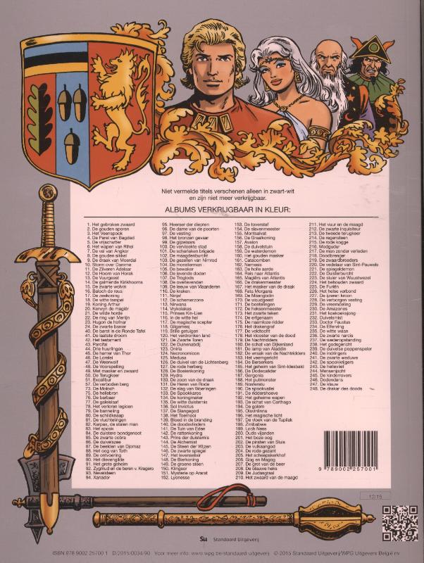 Achterkant van De drakar des doods