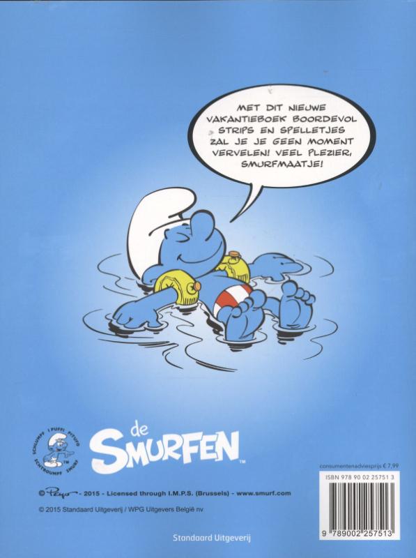 Achterkant van Vakantieboek