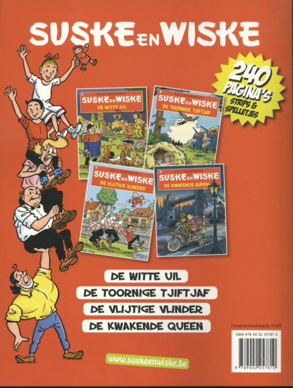 Achterkant van Vakantieboek