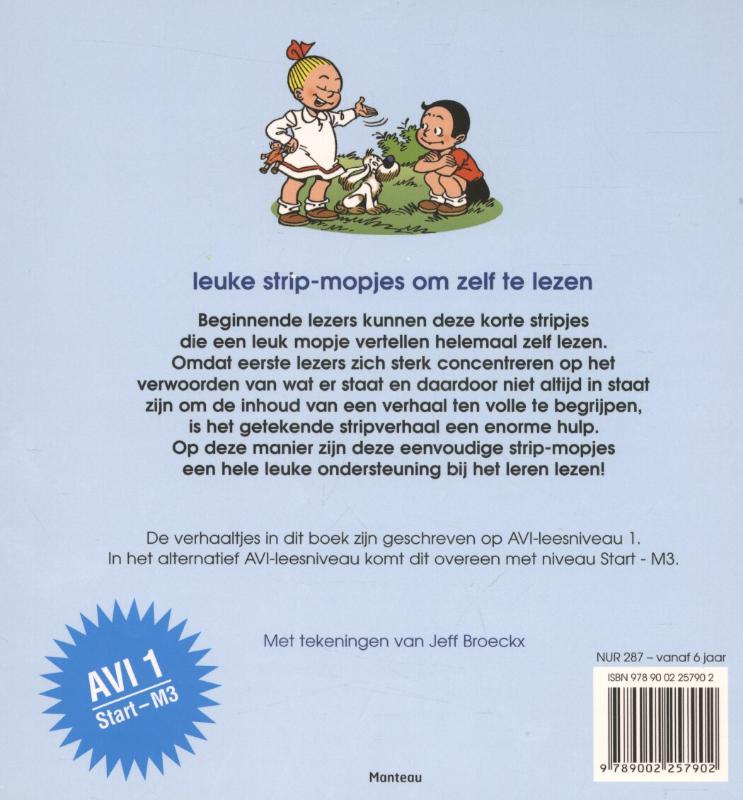 Achterkant van AVI-leesniveau 1 / Start - M3