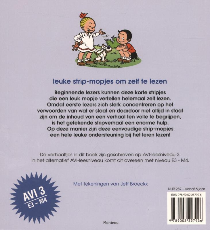 Achterkant van AVI-leesniveau 3?E3 - M4