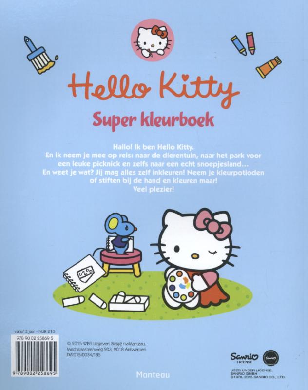 Achterkant van Super kleurboek
