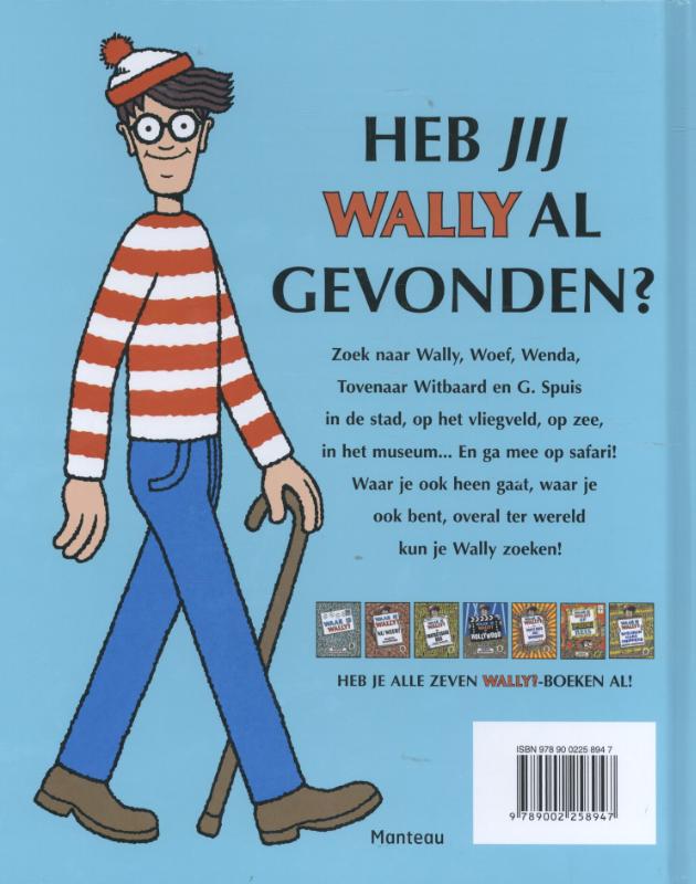Achterkant van Waar is Wally?