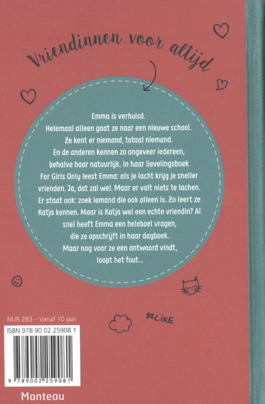 Achterkant van Vriendinnen voor altijd