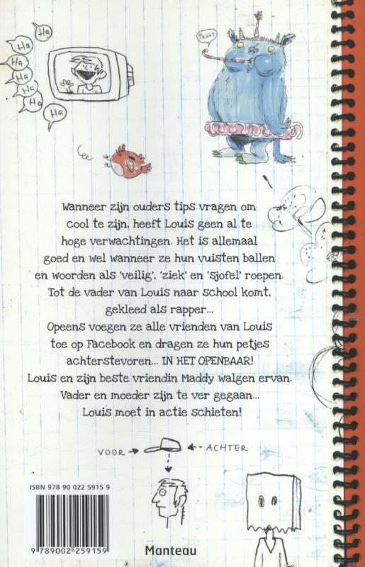 Achterkant van Mijn ouders zijn onhandelbaar