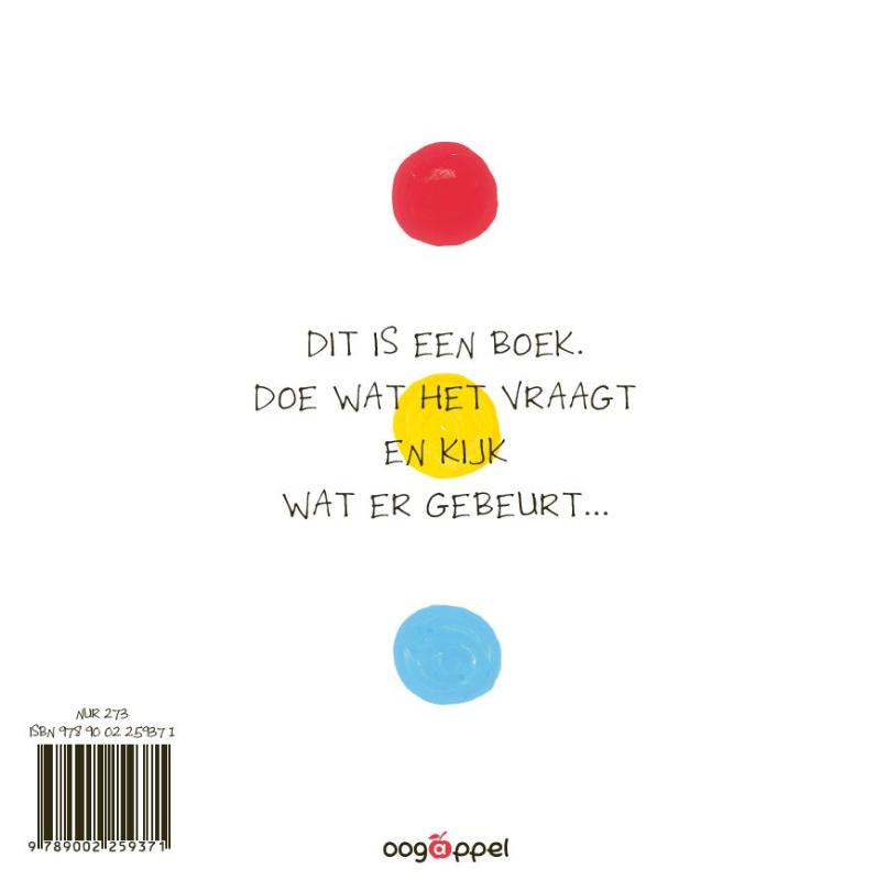 Achterkant van Een boek