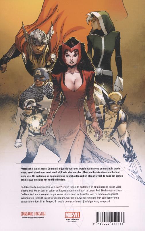 Achterkant van Uncanny Avengers