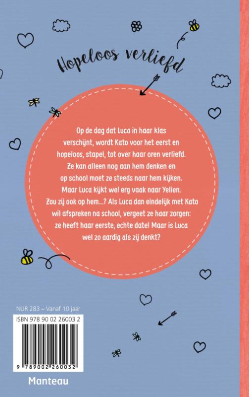 Achterkant van Hopeloos verliefd