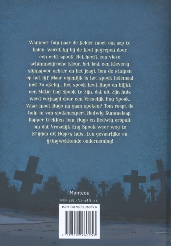 Achterkant van De spokenjagers