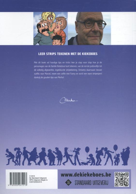 Achterkant van Leer strips tekenen met De Kiekeboes