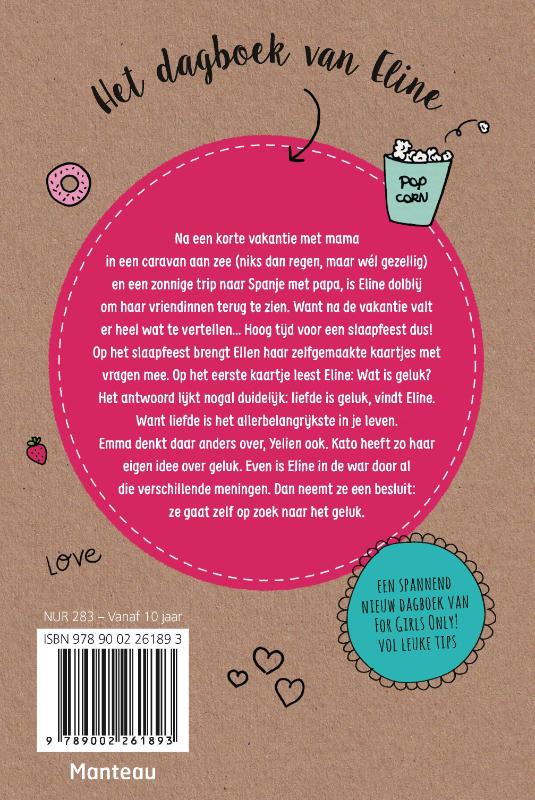 Achterkant van Het dagboek van Eline