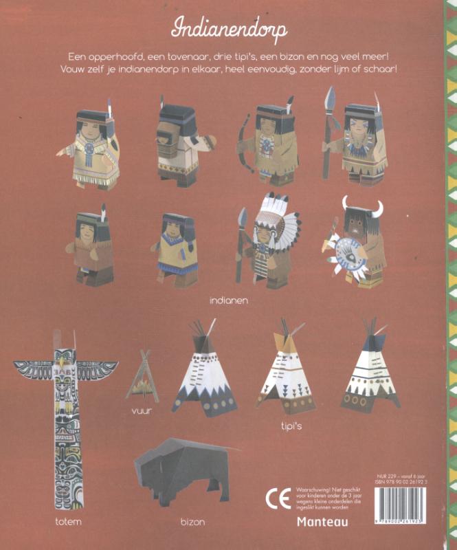 Achterkant van Indianendorp
