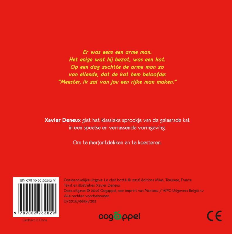 Achterkant van De Gelaarsde kat