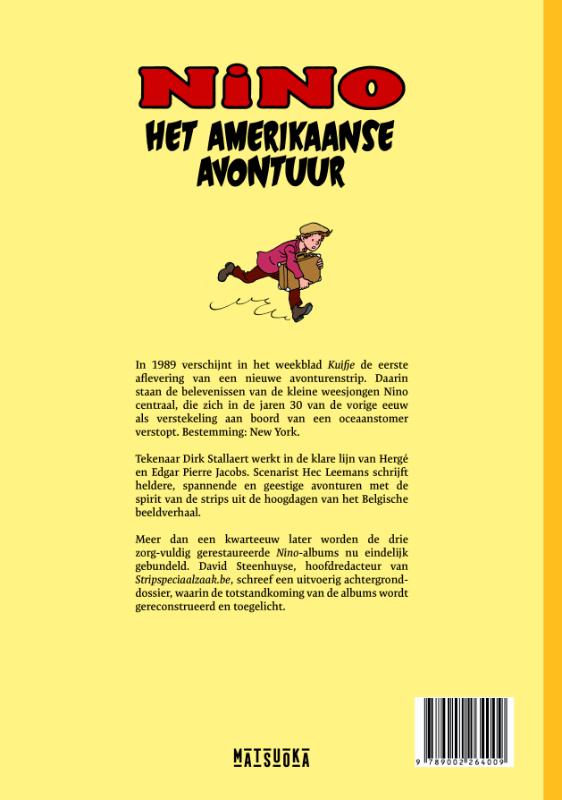 Achterkant van Het Amerikaanse avontuur