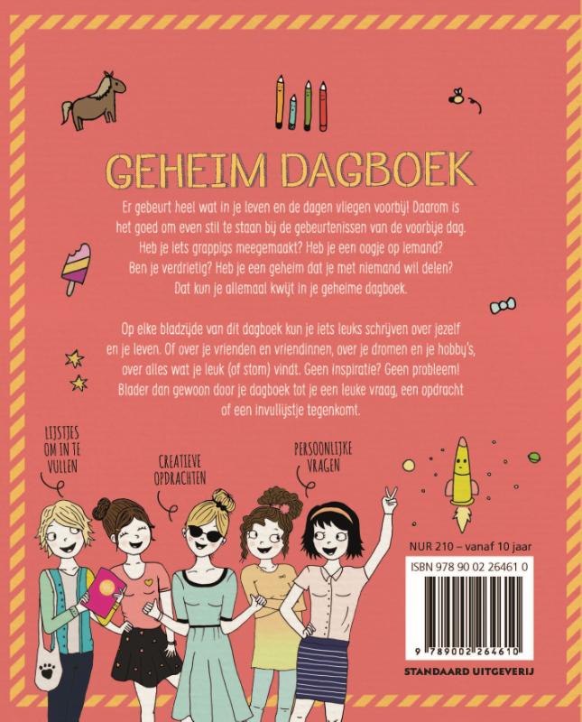 Achterkant van Geheim dagboek