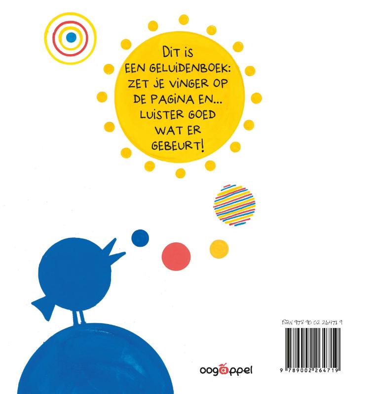 Achterkant van Oh ! Een boek vol geluid