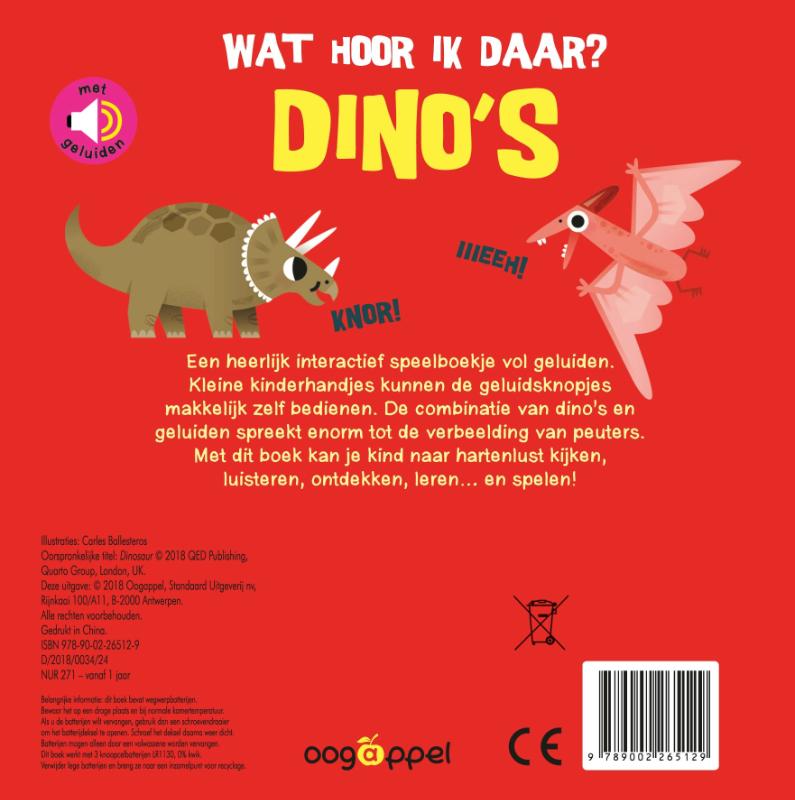 Achterkant van Dino's