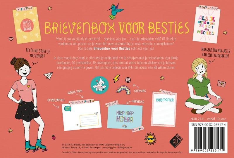 Achterkant van Brievenbox voor Besties