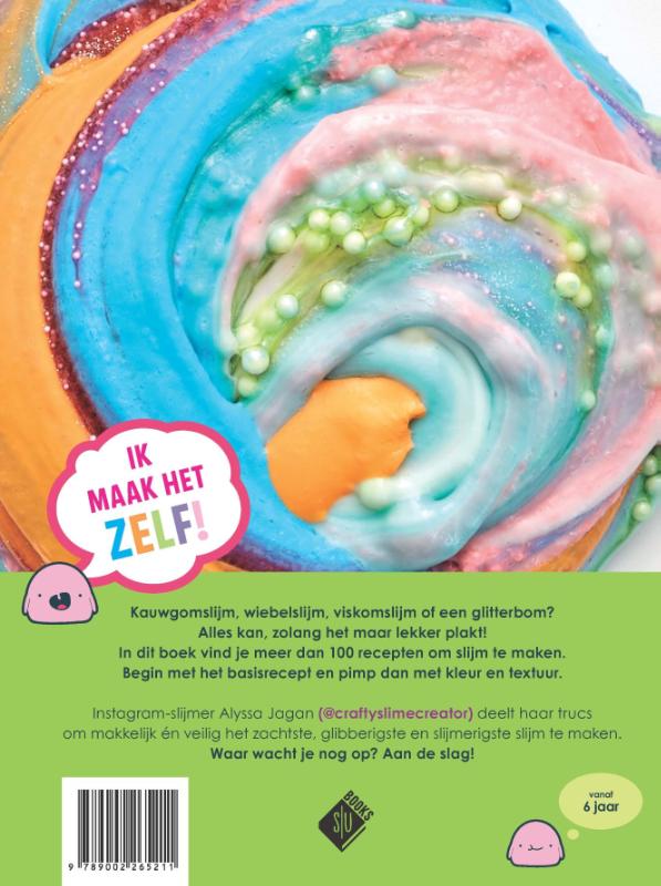 Achterkant van Het slijmboek