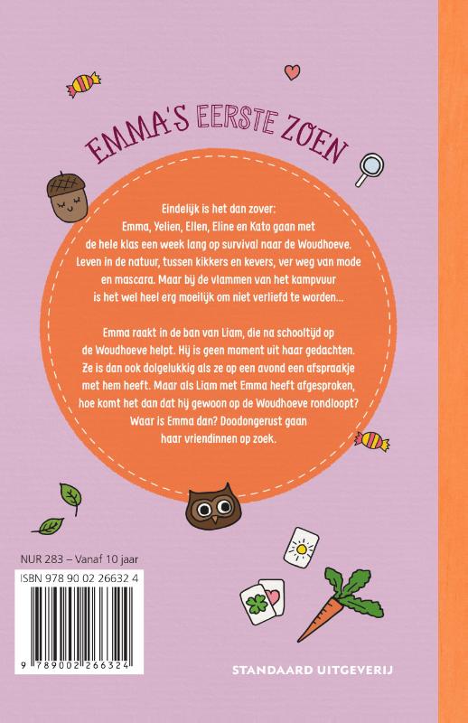 Achterkant van Emma's eerste zoen
