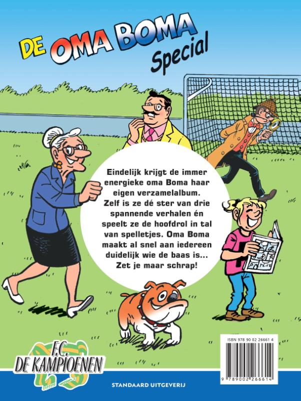 Achterkant van Oma Boma
