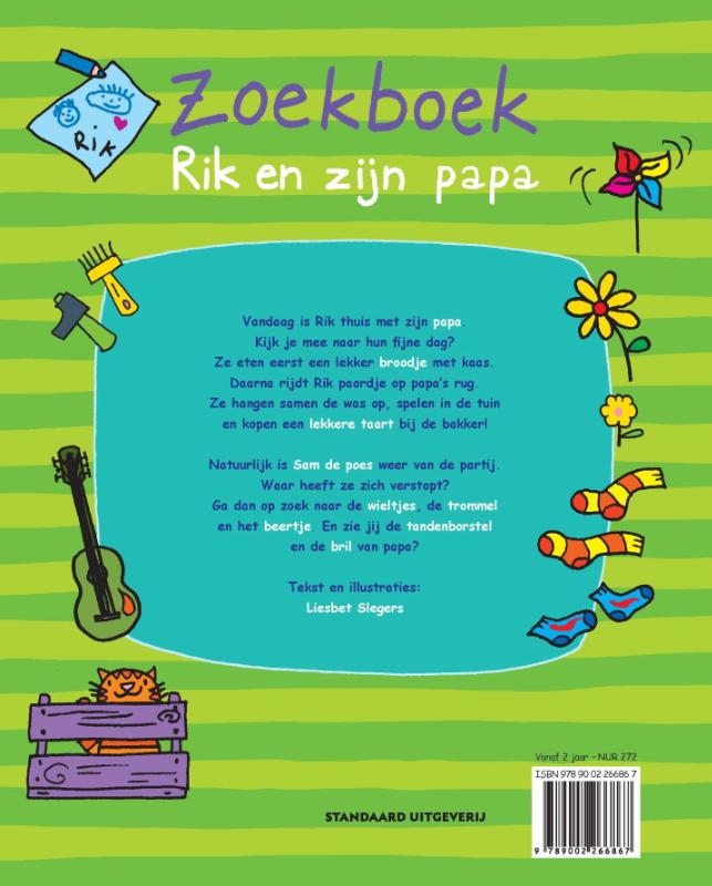 Achterkant van Rik en zijn papa