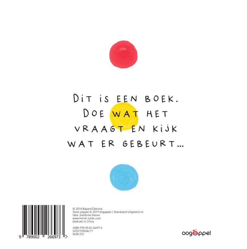 Achterkant van Een boek voor kleine handjes