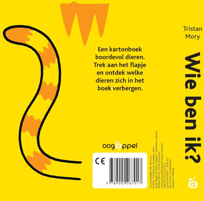 Achterkant van Wie ben ik?