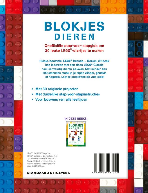 Achterkant van BlokjesDieren
