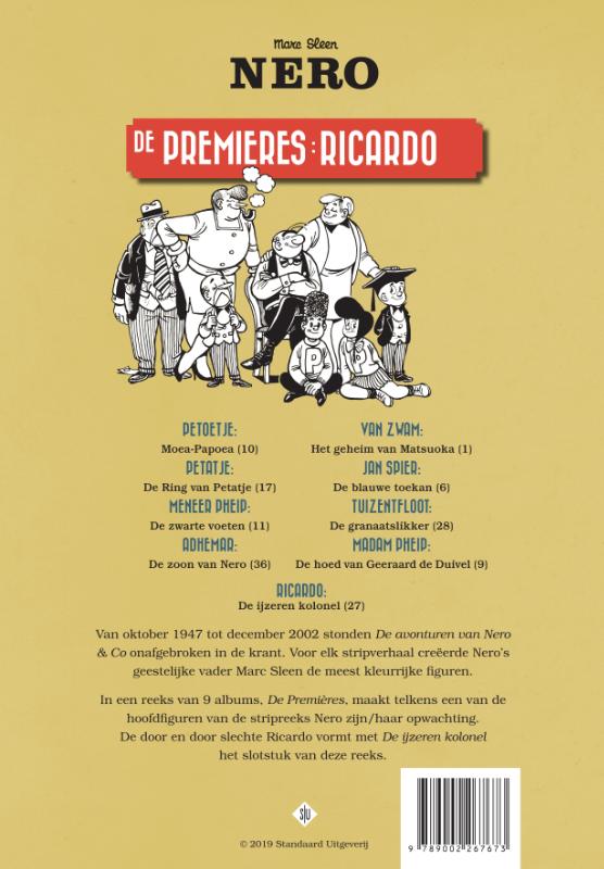 Achterkant van De Premieres : Ricardo