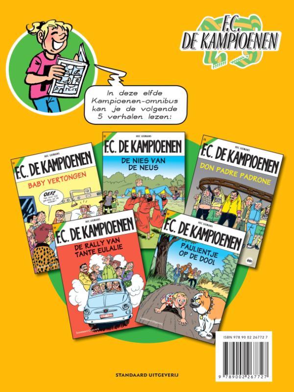 Achterkant van Paulientje presenteert
