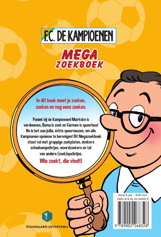 Achterkant van Megazoekboek