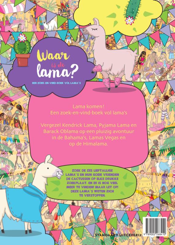 Achterkant van Waar is de lama ?