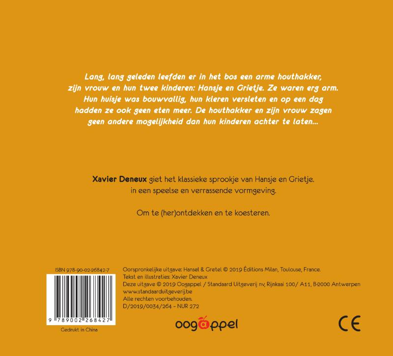 Achterkant van Hansje en Grietje