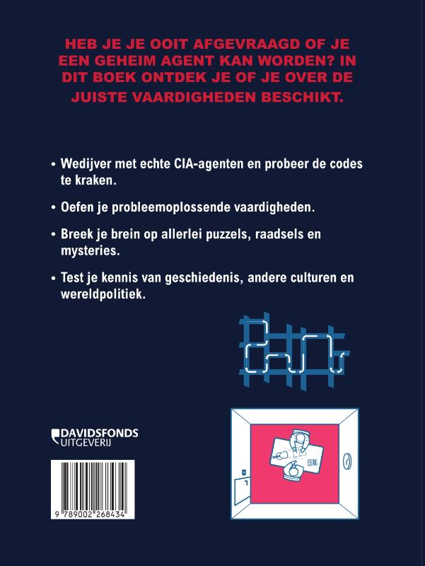 Achterkant van Ben je slim genoeg om geheim agent te zijn?