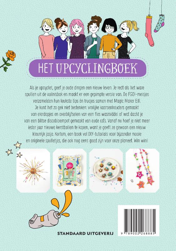 Achterkant van Upcyclingboek