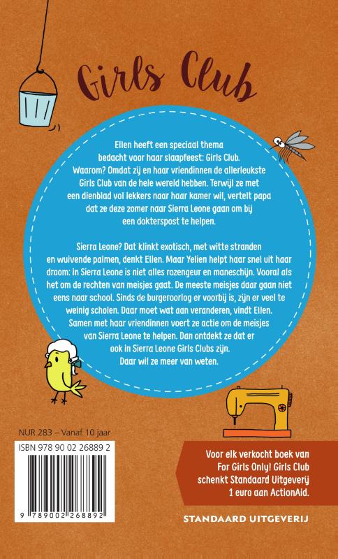 Achterkant van Girls club