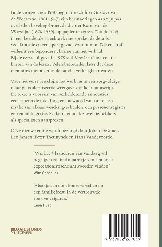 Achterkant van Karel en ik