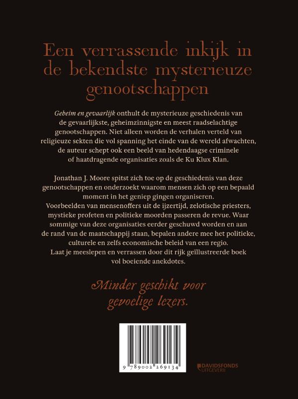 Achterkant van Geheim en gevaarlijk