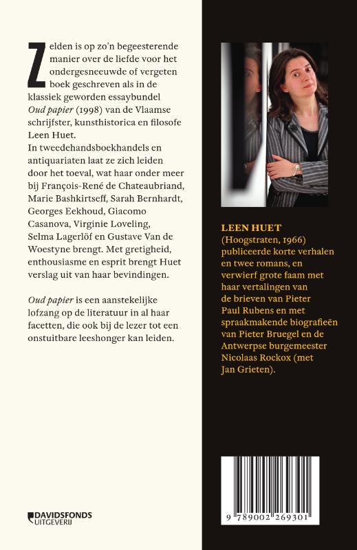 Achterkant van Oud papier