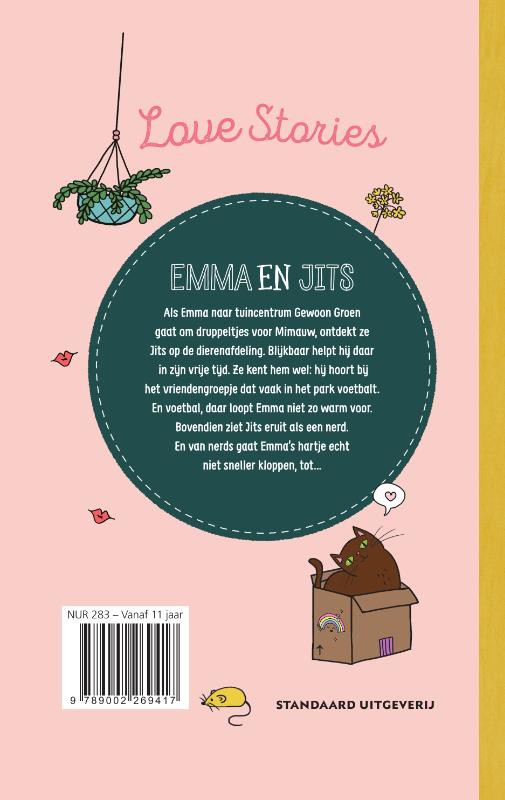 Achterkant van Love stories: Emma en Jits