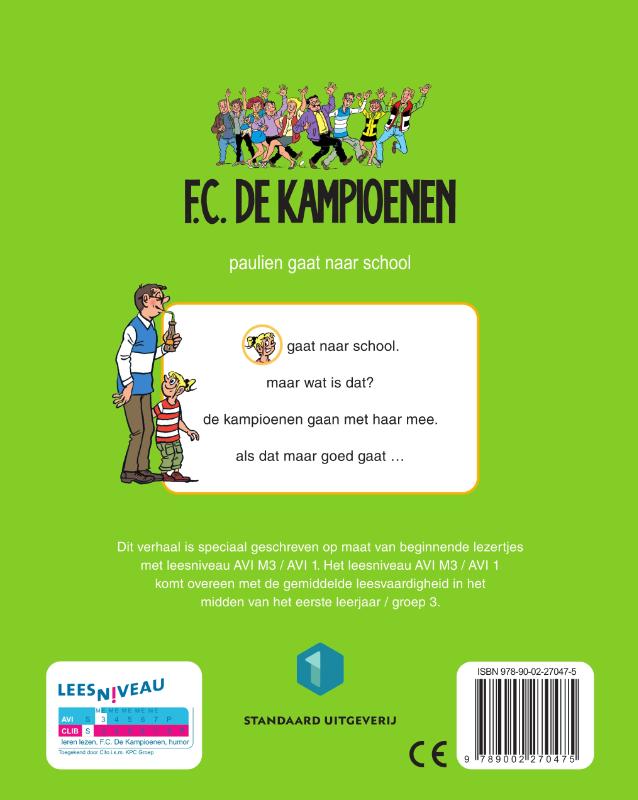 Achterkant van Paulien gaat naar school