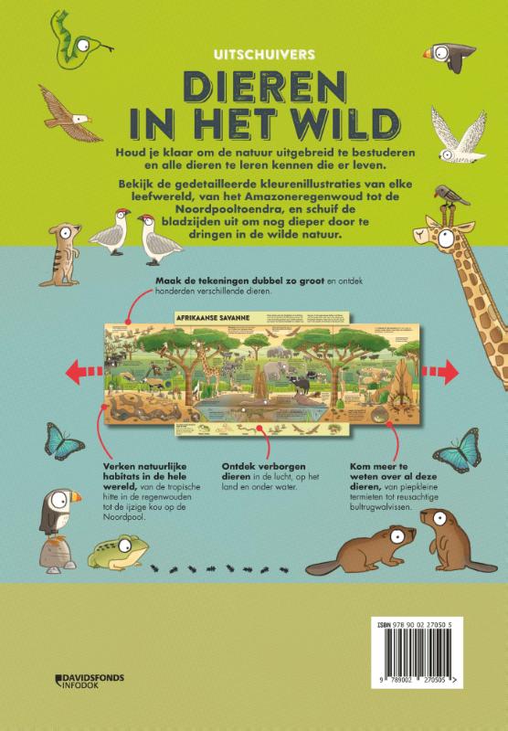 Achterkant van Dieren in het wild