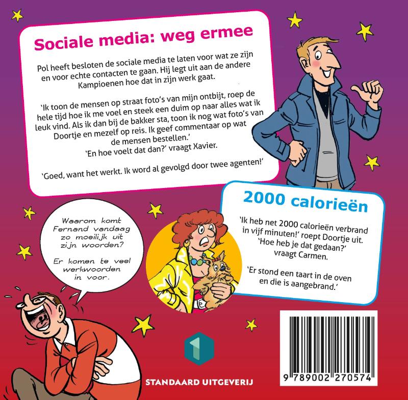 Achterkant van Supermaffe moppen en raadsels