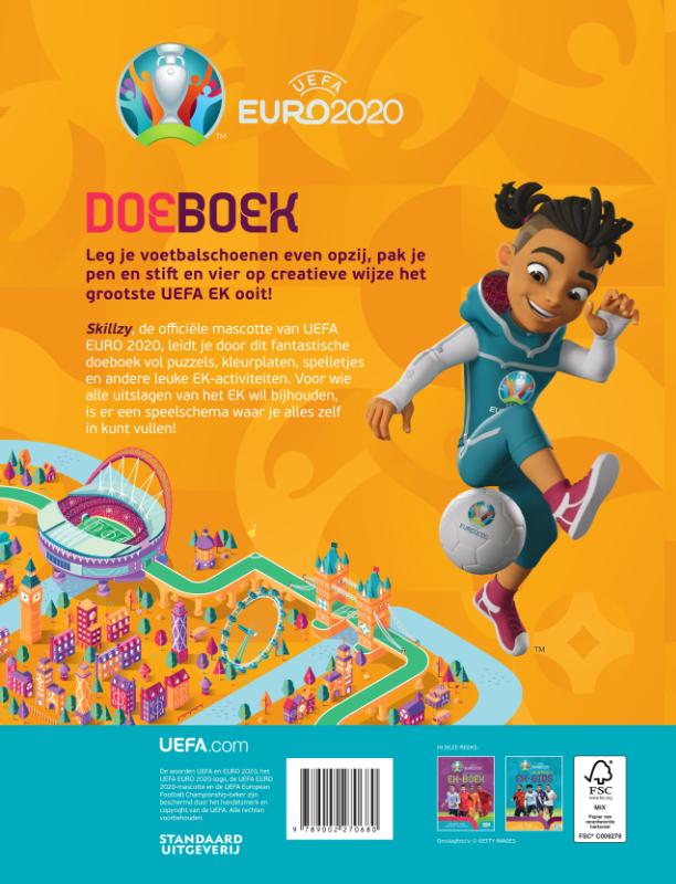 Achterkant van Het officiële doeboek