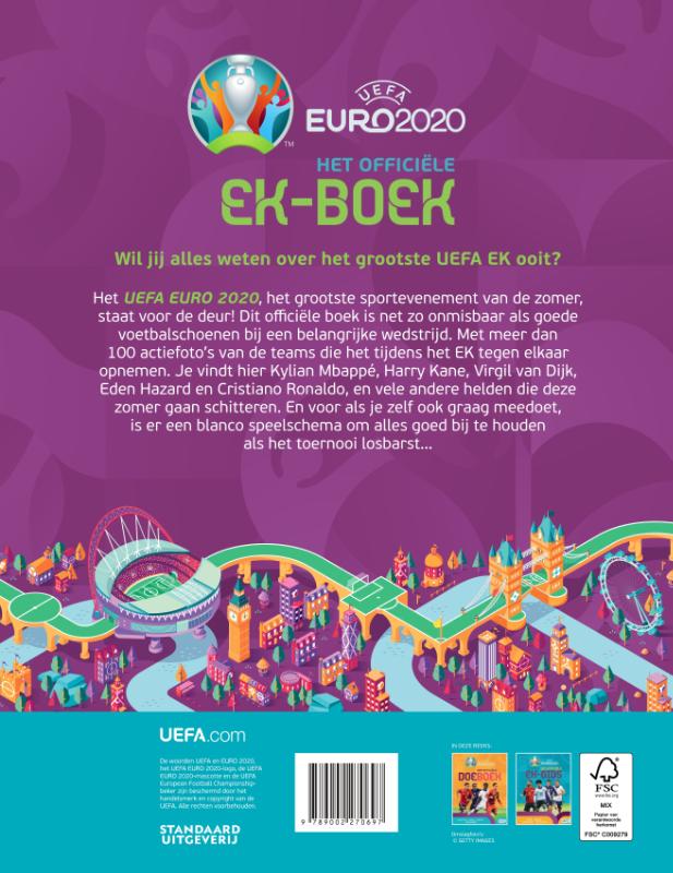 Achterkant van Het officiële EK-boek