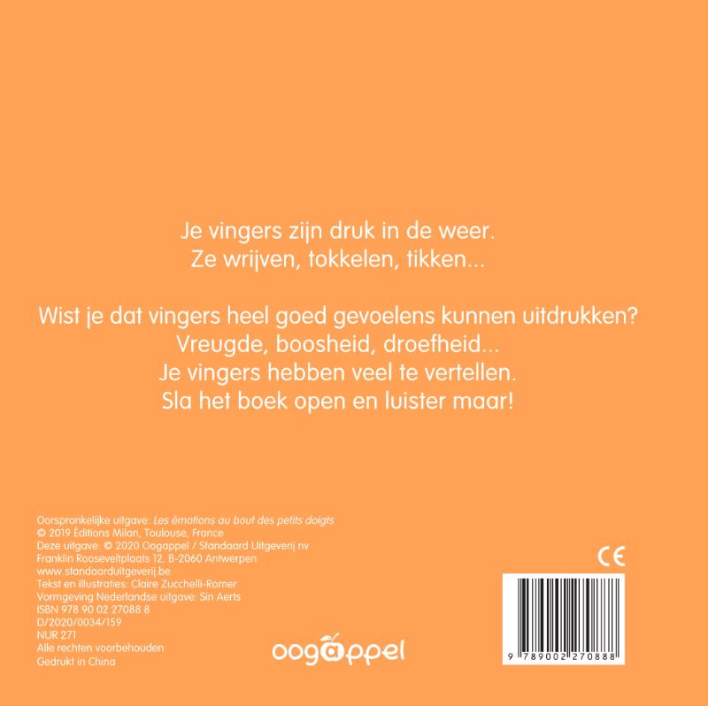Achterkant van Het zit in je vingers
