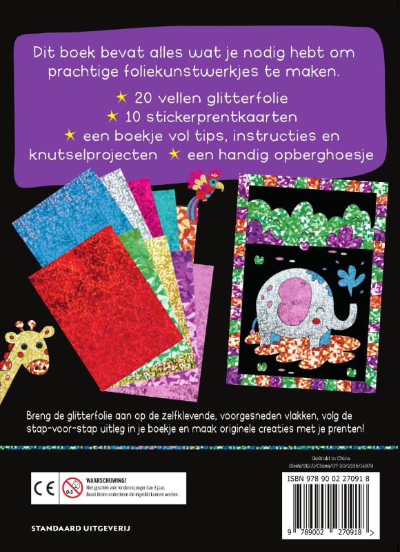Achterkant van Toverfolie: dieren